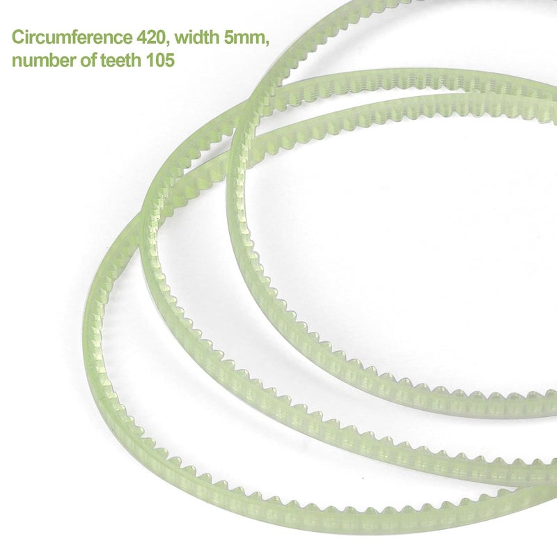 ICZW 20pcs Gear Belt Tooth Belt Spare Part for FR-900 FRM-900 Series Continuous Bag Sealing Machine (420mm) - Image 2
